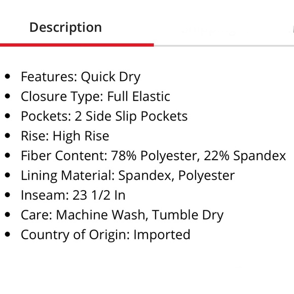 Xersion Women's Plus Size Pixel Floral High Rise 7/8 Ankle Leggings 2X 3X - Picture 4 of 10